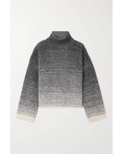 FALKE Dégradé Knitted Jumper - Grey