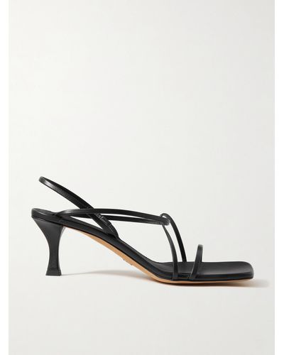 Proenza Schouler Leather Slingback Sandals - Black