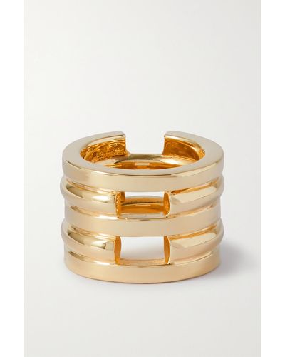 Jennifer Fisher Multi Stack Goldfarbener Ring - Mettallic