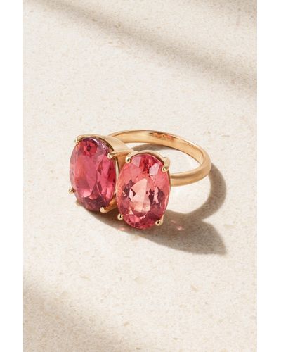 Irene Neuwirth Gemmy Gem 18-karat Rose Gold Tourmaline Ring - Pink
