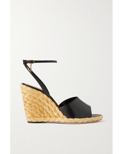 Saint Laurent Wedge sandals for Women | Online Sale up to 50% off | Lyst