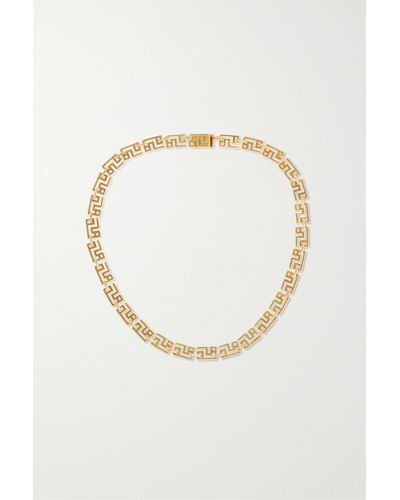 Azlee 18-karat Gold Chain Necklace - Natural