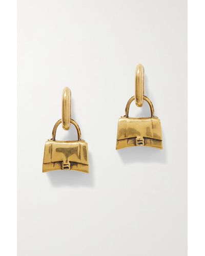 Balenciaga Bag Goldfarbene Ohrringe - Mettallic