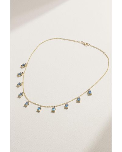 Diane Kordas Charm 18-karat Gold, Topaz And Diamond Necklace - Natural