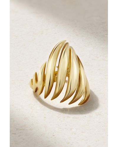Fernando Jorge Flame Medium 18-karat Gold Ring - Natural