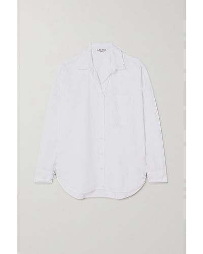 Alex Mill Cassandra Cotton-poplin Shirt - White