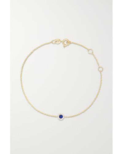Diane Kordas Evil Eye 18-karat Gold, Lapis Lazuli And Diamond Bracelet - Natural