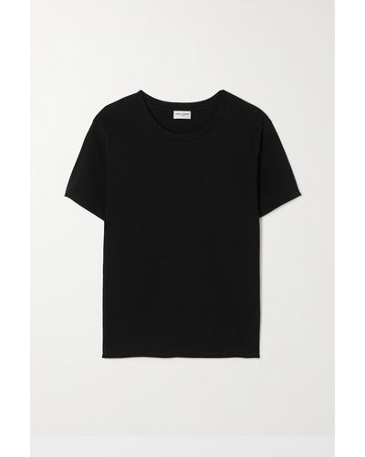 T-shirts Saint Laurent pour femme | Réductions en ligne jusqu'à 50 % | Lyst