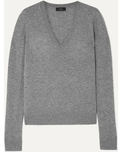 Theory Cashmere Jumper - Grey