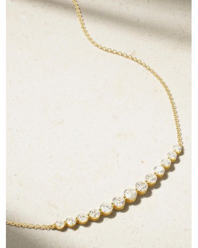 Anita Ko Cosmic Crescent 18-karat Gold Diamond Necklace - White