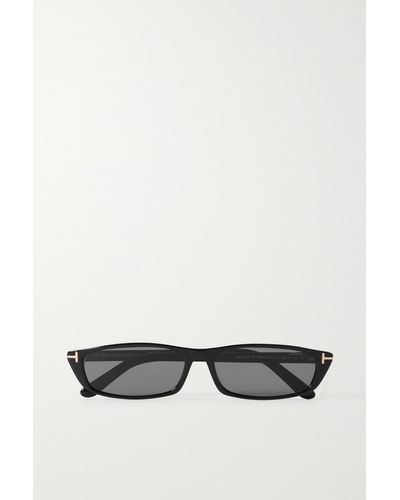 Tom Ford Alejandro Rectangular-frame Acetate Sunglasses - Grey