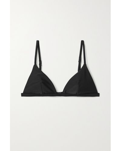 Matteau Petite Triangle Bikini Top - Black