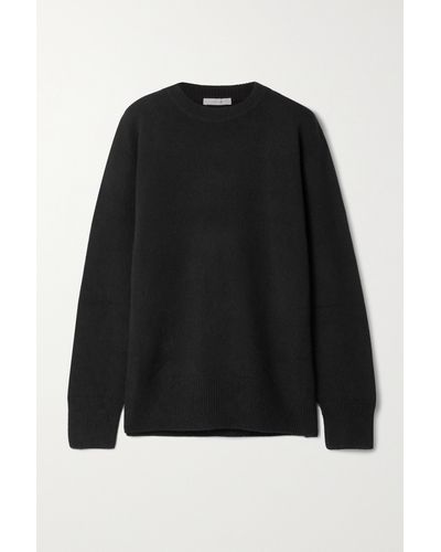 The Row Sibem Wool And Cashmere-blend Jumper - Black