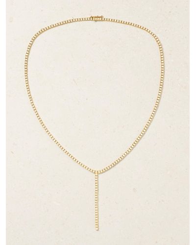 Jennifer Meyer 18-karat Gold Diamond Necklace - Natural