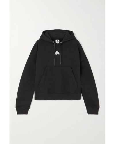 Nike Acg Therma-fit Fleece Pullover Hoodie 50% Sustainable Blends - Black