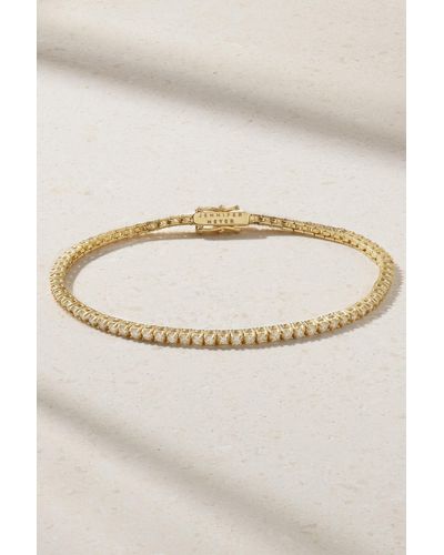 Jennifer Meyer 18-karat Gold Diamond Tennis Bracelet - Natural