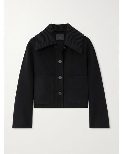 JOSEPH Jarente Wool And Silk-blend Jacket - Black