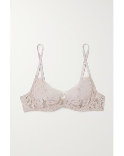 Coco de Mer Seraphine Quarter Cup Harness Bra (€120) ❤ liked on Polyvore  featuring intimates, bras, harness bra and cup bra