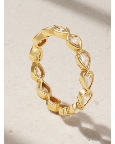 Anita Ko 18-karat Gold Diamond Ring - Metallic