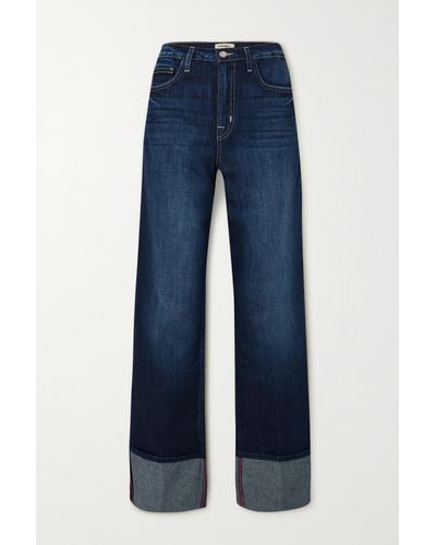 L'Agence Miley High-rise Straight-leg Jeans - Blue