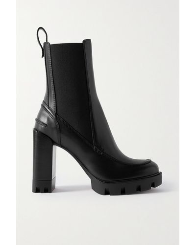 bottines plates louboutin