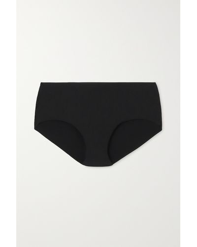 Commando Butter Stretch-micro Modal Briefs - Black