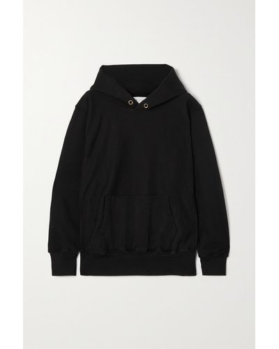 Les Tien Cotton-jersey Hoodie - Black