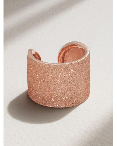 Carolina Bucci Florentine 18-karat Rose Gold Ring - Metallic