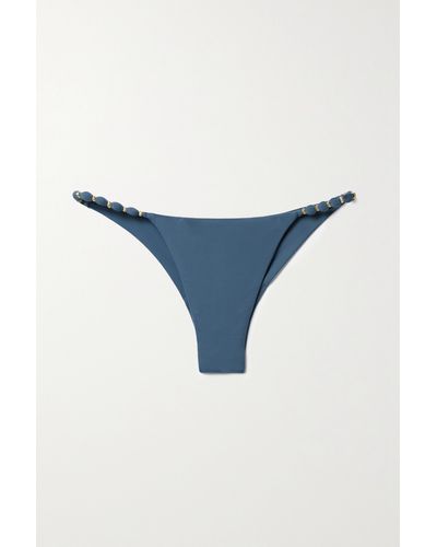 ViX Embellished Bikini Briefs - Blue