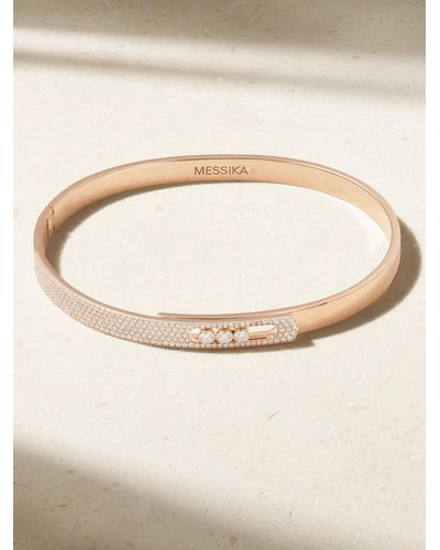 Messika Move Noa 18-karat Rose Gold Diamonds Bracelet - Natural