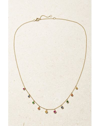 Roxanne First 14-karat Gold Sapphire Necklace - Natural