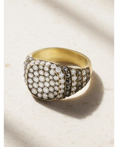 Sylva & Cie 18-karat Gold Diamond Ring - Metallic