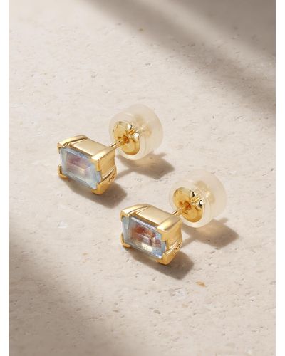 Melissa Joy Manning 14-karat Recycled Gold Aquamarine Earrings - Natural