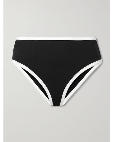 Marysia Swim Carrara Two-toned Bikini Briefs - Black