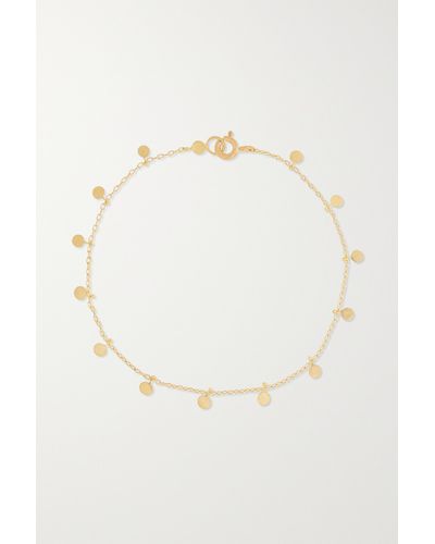 Sia Taylor Even Dots 18-karat Gold Bracelet - Natural