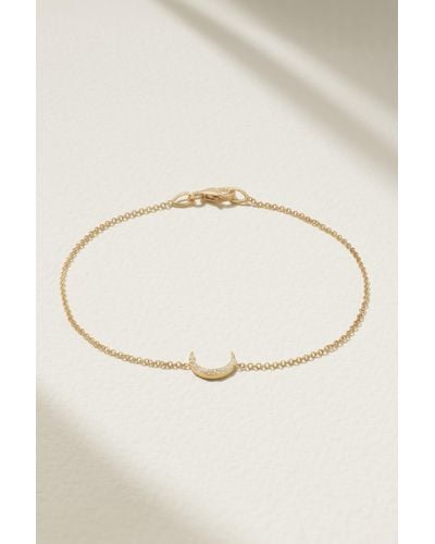 Jennifer Meyer Mini Carson 18-karat Gold Diamond Bracelet - White