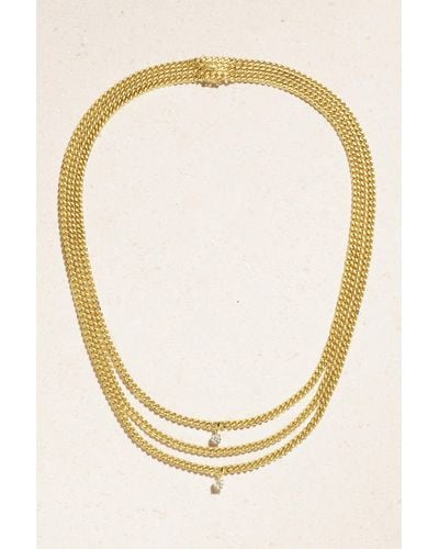 Anita Ko Hepburn Oval Diamond Necklace