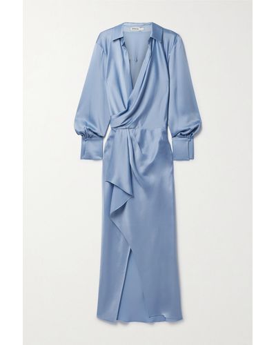 Robes Cache Coeur Satin pour femme - Jusqu'à -75 % | Lyst