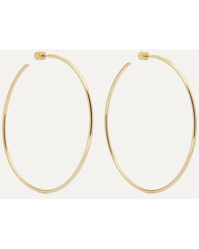 Jennifer Fisher 3"" Thread Gold-plated Hoop Earrings - Metallic