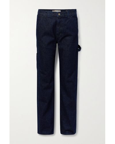 Nili Lotan Calvin Carpenter High-rise Straight-leg Jeans - Blue