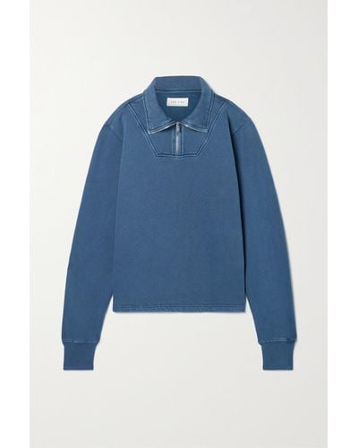 Les Tien Yacht Sweatshirt Aus Baumwoll-jersey - Blau