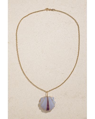 Small Agate Shell Necklace