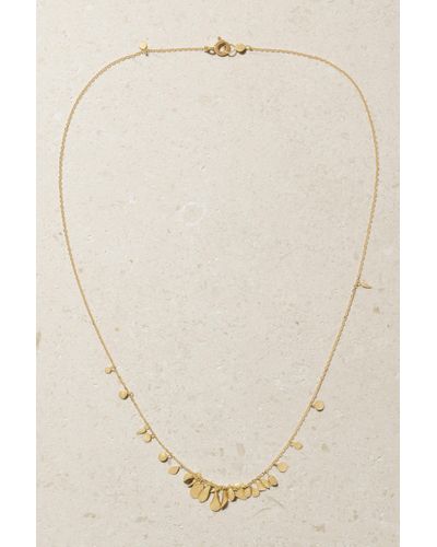 Sia Taylor Little Meadow 18-karat Gold Necklace - Natural
