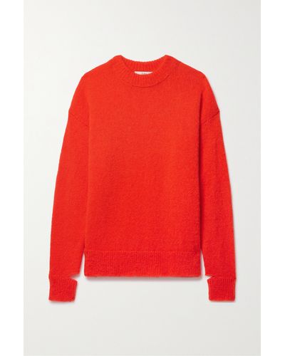 Tibi Mohair-blend Jumper - Red