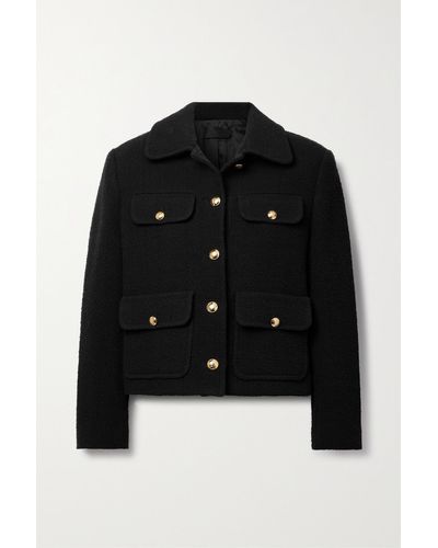 Nili Lotan Paloma Cotton-blend Tweed Jacket - Black