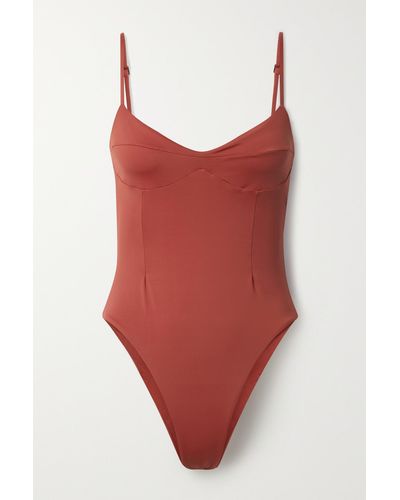 Haight + Net Sustain Monica Swimsuit - Red