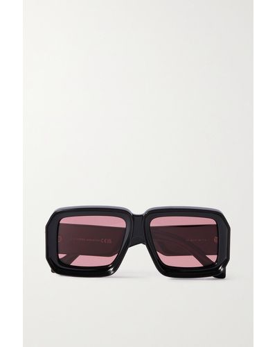 Loewe + Paula's Ibiza Square-frame Acetate Sunglasses - Black