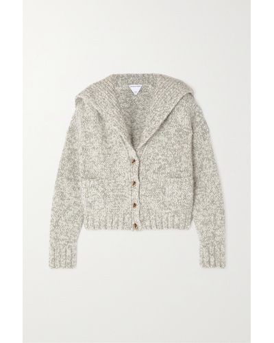 Bottega Veneta Alpaca-blend Cardigan - Natural