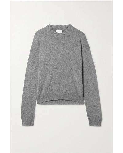 Allude + Net Sustain Wool And Cashmere-blend Sweater - Grey