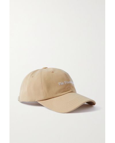 Frankie Shop Frankie Embroidered Cotton-twill Baseball Cap - Natural
